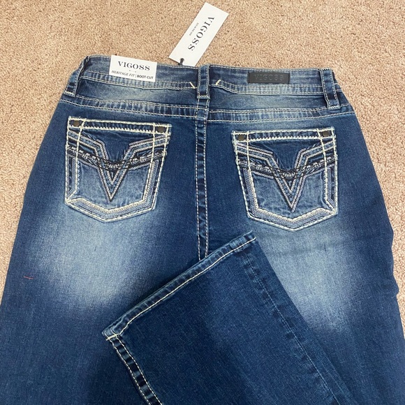 NWT Virgoss Heritage Fit Bootcut Jeans size 10 31x31 - Picture 1 of 4
